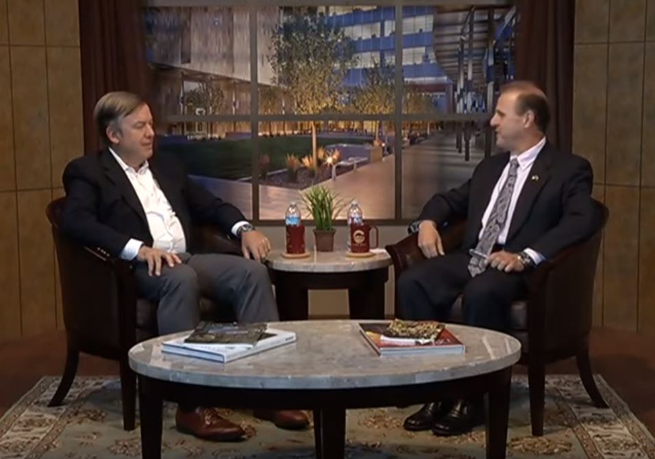 Michael Crow and Jay Tibshraeny Michael Crow and Jay Tibshraeny
