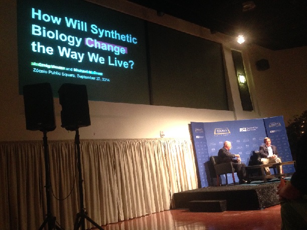 Michael Crow and J. Craig Venter Michael Crow and J. Craig Venter