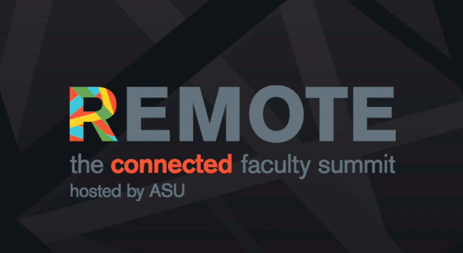 REMOTE, the connected faculty summit REMOTE faculty summit logo