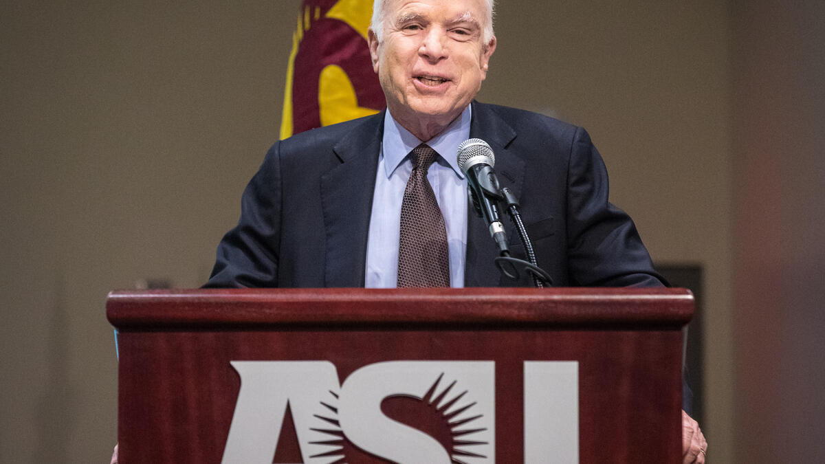 US Senator John McCain