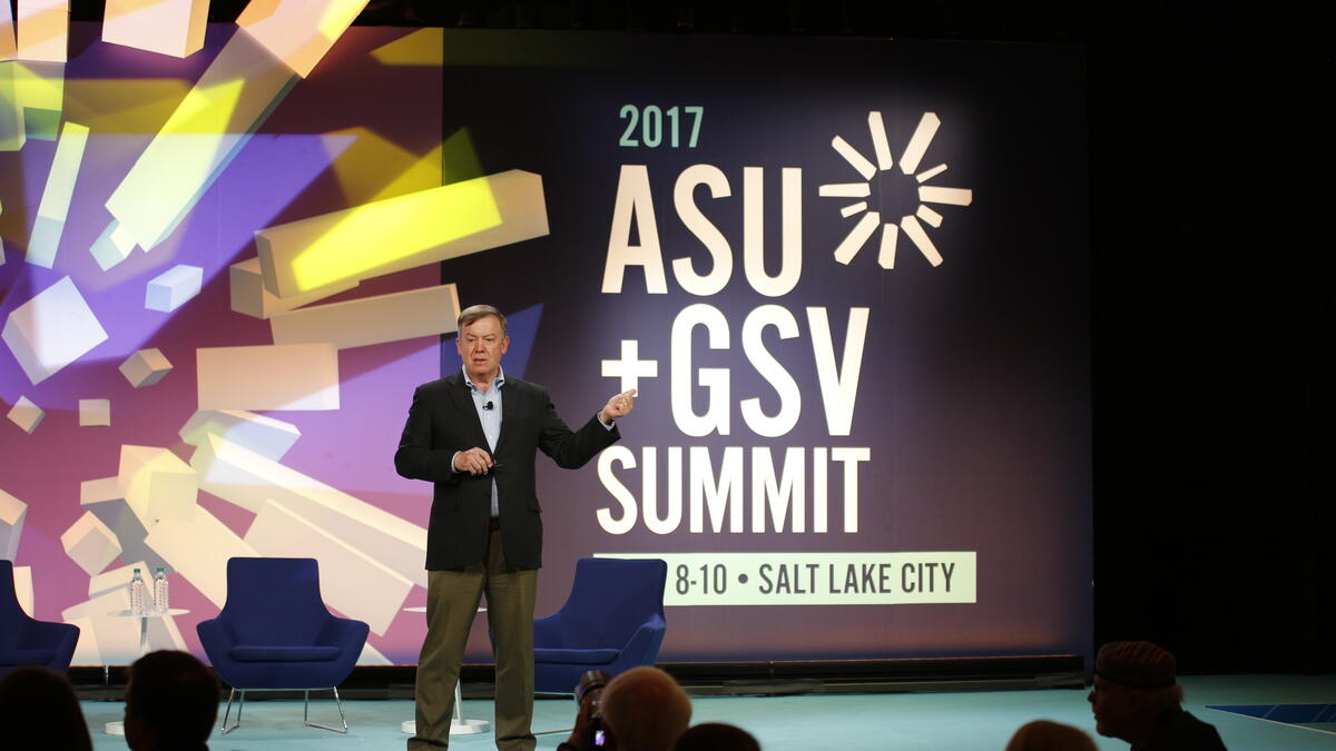 ASU President Michael Crow keynote at ASU GSV 2017