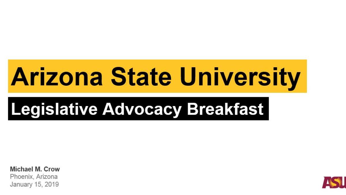 Legislative Advocacy Breakfast