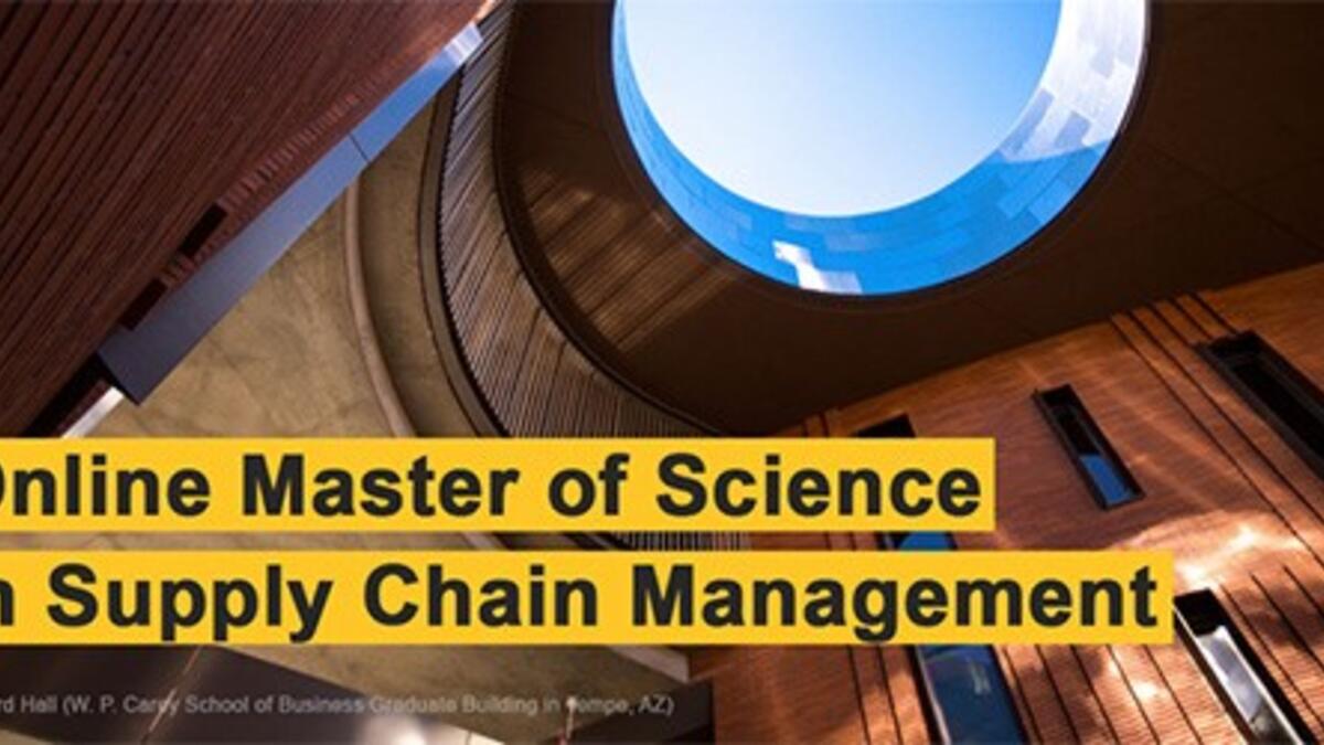 ASU MIT Online Supply Chain Management