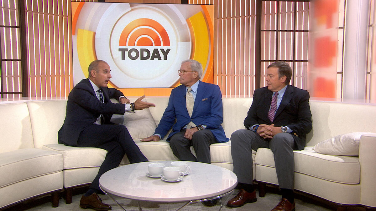 Matt Lauer, Tom Brokaw and Michael Crow
