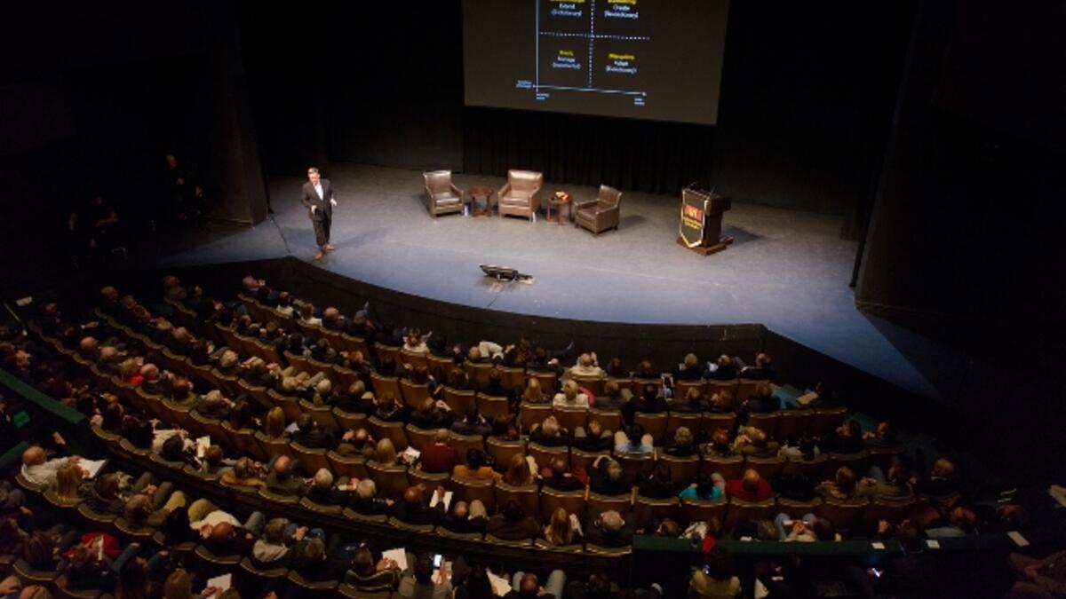 ASU President Michael Crow talks about innovation at this 2016 Community Conversation