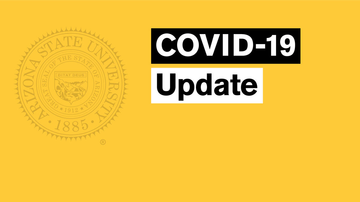 ASU seal and COVID19 update