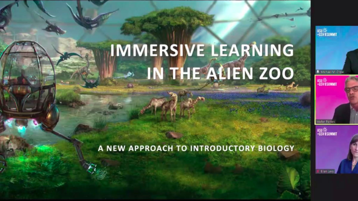 Alien Zoo introduction at ASU GSV