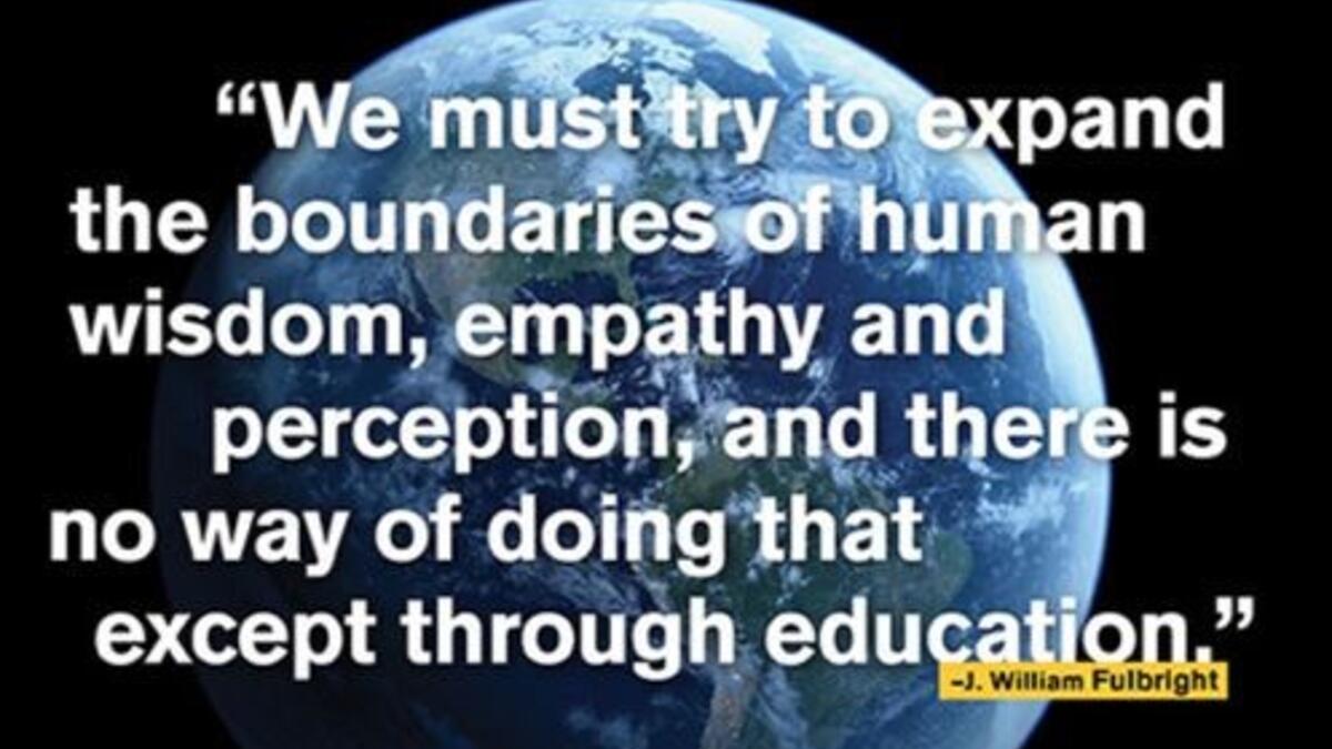 William J. Fulbright quote