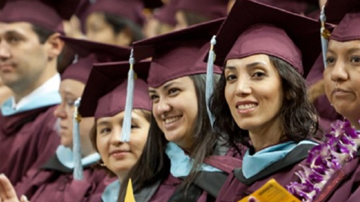 Graduates at ASU Commencement