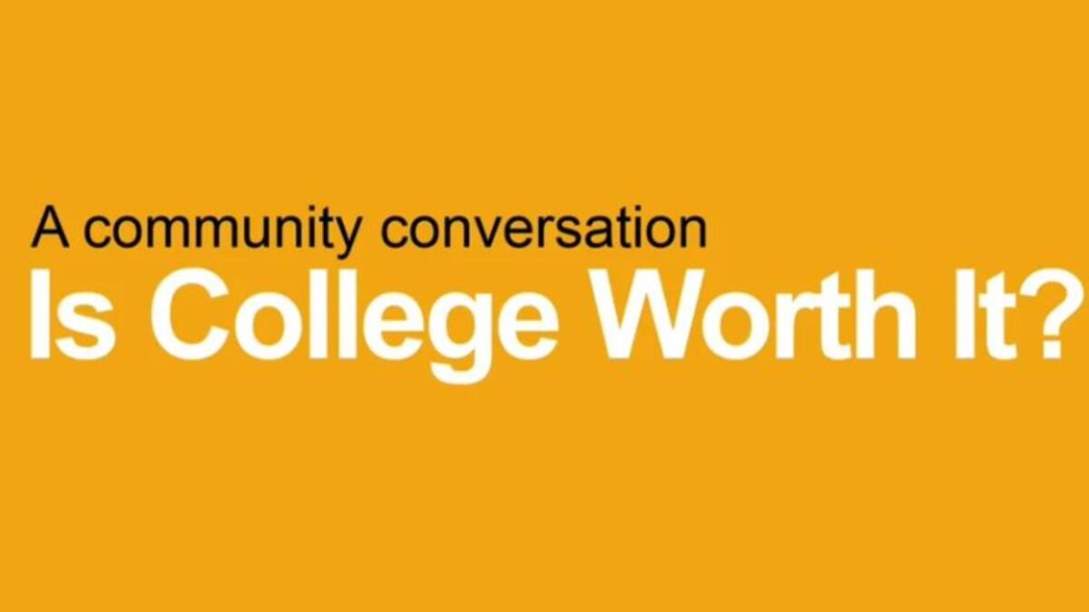 Is college worth it?