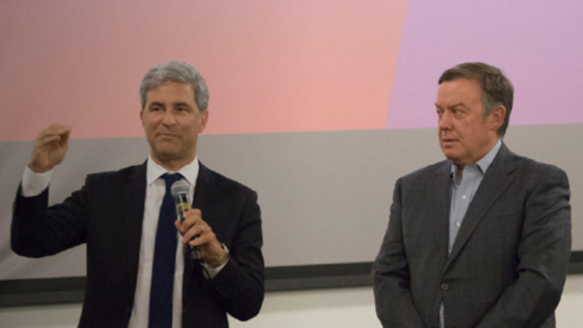 ASU President Michael Crow and LACMA Director Michael Govan