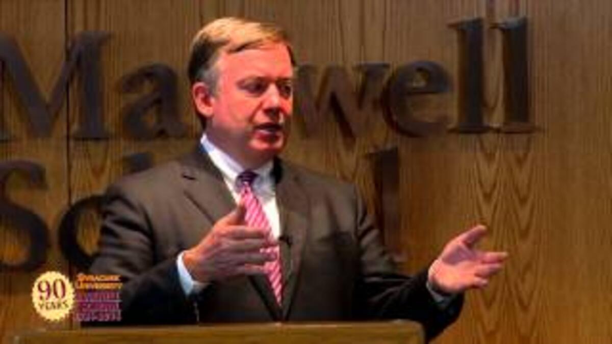 Michael Crow Maxwell School Syracuse