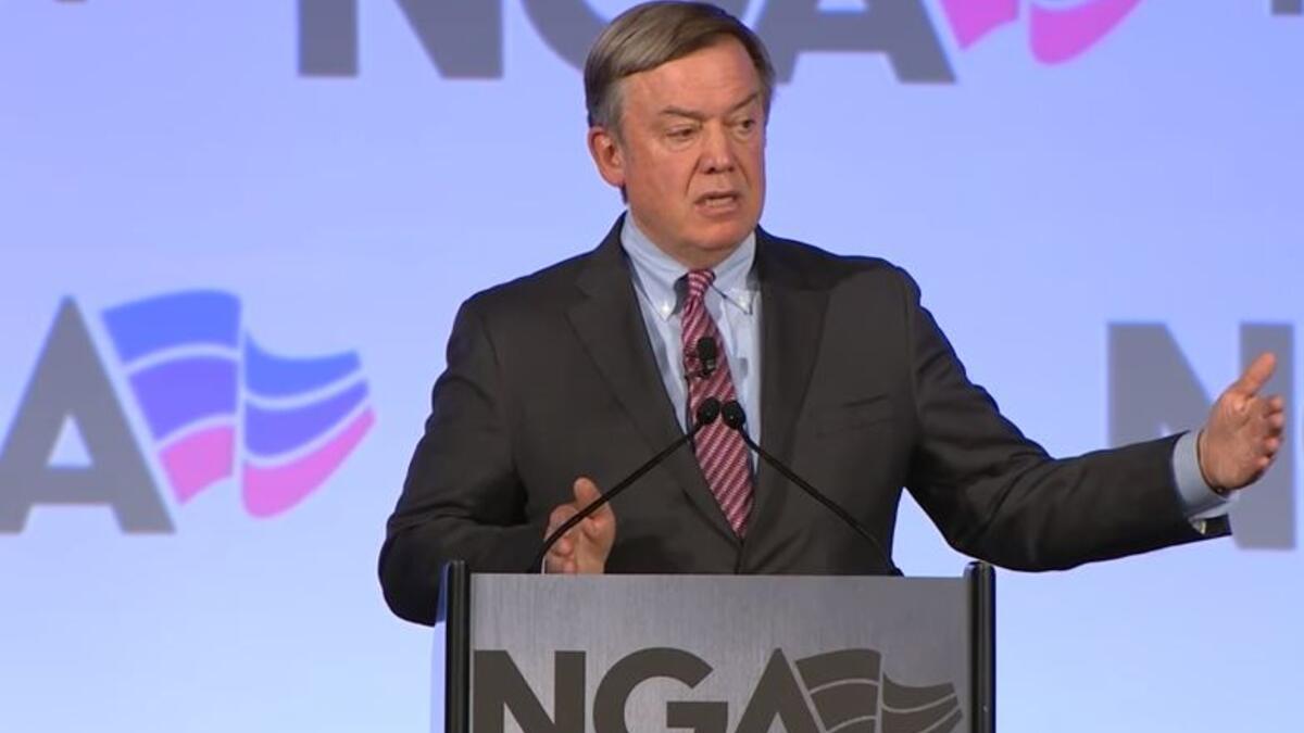 ASU President Michael Crow addresses the National Governors Association