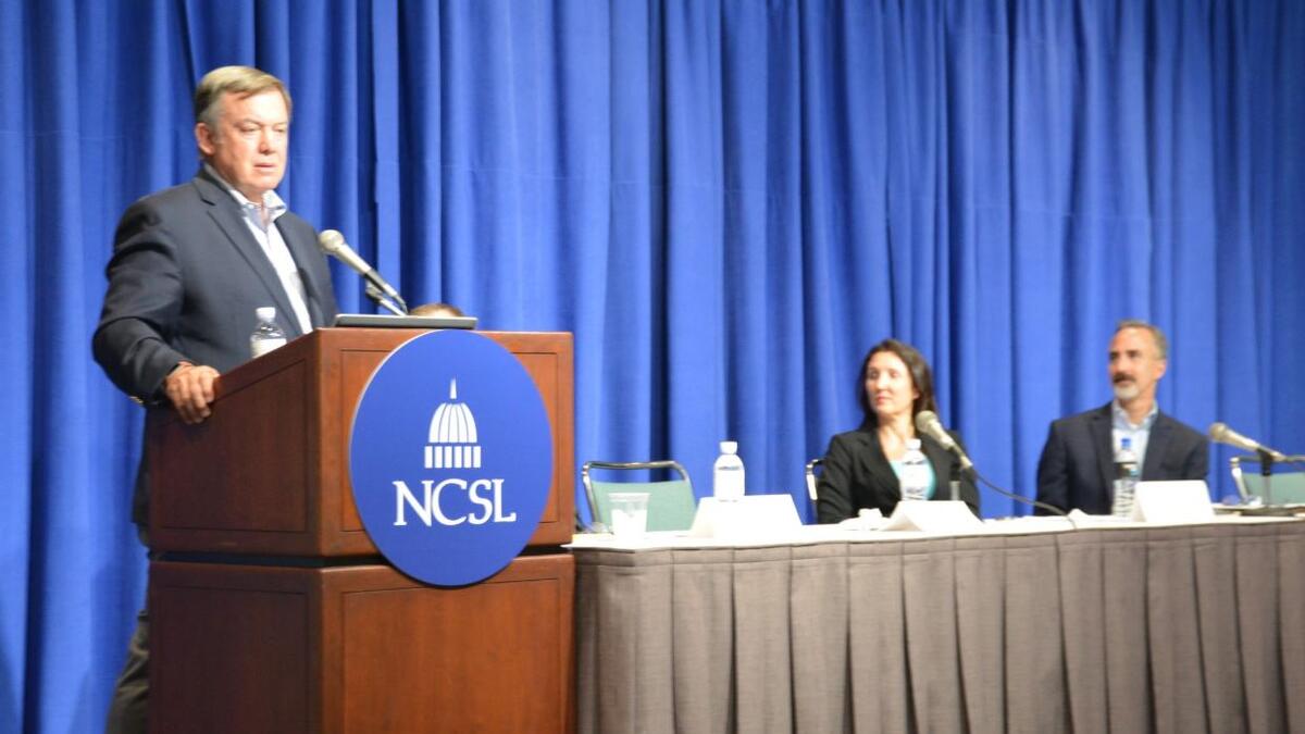 Michael Crow addresses the National Conference of State Legislatures