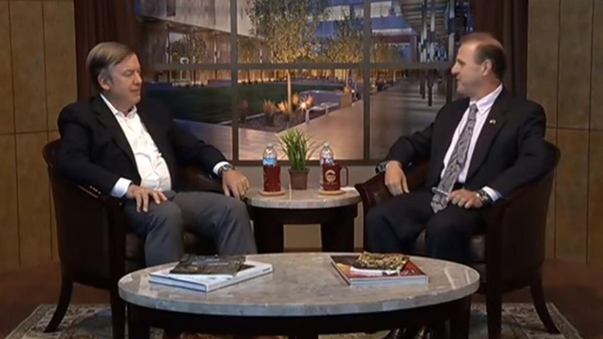 Michael Crow and Jay Tibshraeny