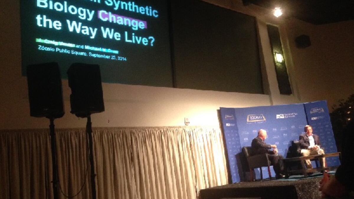 Michael Crow and J. Craig Venter