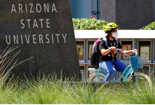 Student at ASU Tempe campus ASU Tempe campus